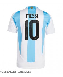 Günstige Argentinien Lionel Messi #10 Heimtrikot Copa America 2024 Kurzarm